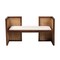 Bali & Pari Lovina Bohemian Light Honey Rattan and Acacia Wood Accent Bench 246-13575-ZORO - alternate 2
